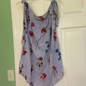 Floral off shoulder boutique dress
